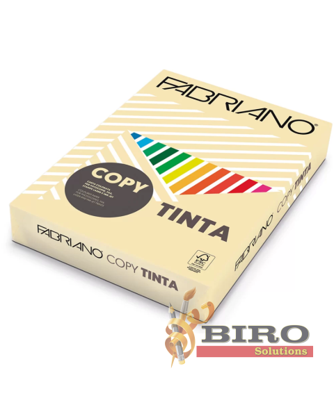 Hîrtie colorată A4 FABRIANO Tinta Onice, 160 gr/m2, 250 foi, pastel, galben pal